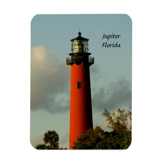 Jupiter Inlet Vuurtoren Magneet (Verticaal)
