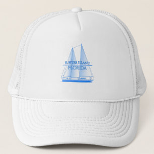 Jupiter Island Coastal Nautical Sailor Trucker Pet