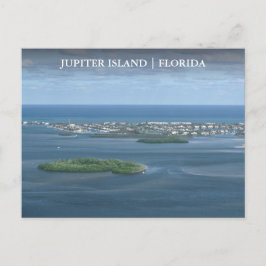 Jupiter Island Florida Arial Uitzicht Briefkaart