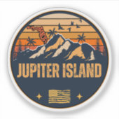 Jupiter Island, Florida Sticker (Voorkant)