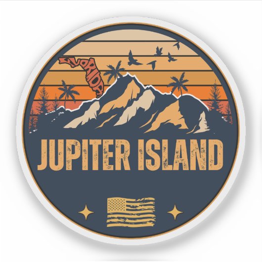 Jupiter Island, Florida Sticker (Voorkant)