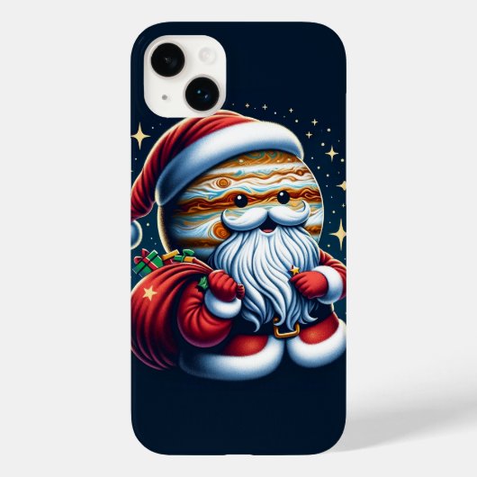 Jupiter Jolly Old St. Nick Kerstman Astrologie Case-Mate iPhone Case (Achterkant)