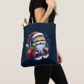 Jupiter Jolly Old St. Nick Kerstman Astrologie Tote Bag (Dichtbij)