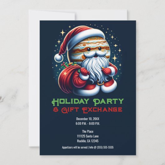 Jupiter Jolly Old St. Nick Sinterklaas Vakantie Kaart (Voorkant)