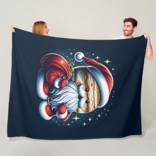 Jupiter Jolly Oude Sint Nicolaas Kerstman Astrolog Fleece Deken