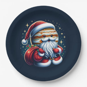Jupiter Jolly Oude Sint Nicolaas Kerstman Astrolog Papieren Bordje