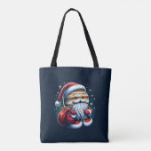 Jupiter Jolly Oude Sint Nicolaas Kerstman Astrolog Tote Bag (Achterkant)