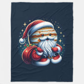 Jupiter Jolly Oude St. Nick Sinterklaas Astrologie Fleece Deken (Voorkant)
