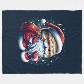 Jupiter Jolly Oude St. Nick Sinterklaas Astrologie Fleece Deken (Voorkant (Horizontaal))