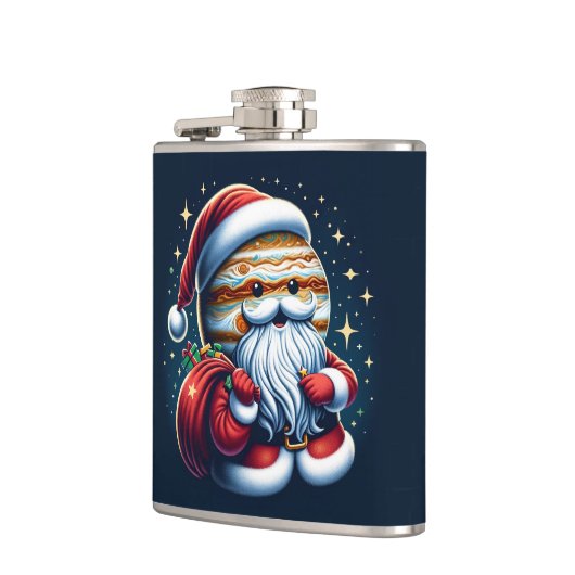 Jupiter Jolly Oude St. Nick Sinterklaas Astrologie Heupfles (Links)