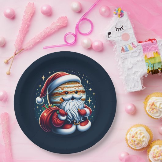 Jupiter Jolly Oude St. Nick Sinterklaas Astrologie Papieren Bordje (Feest)