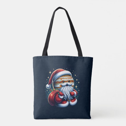 Jupiter Jolly Oude St. Nick Sinterklaas Astrologie Tote Bag (Achterkant)