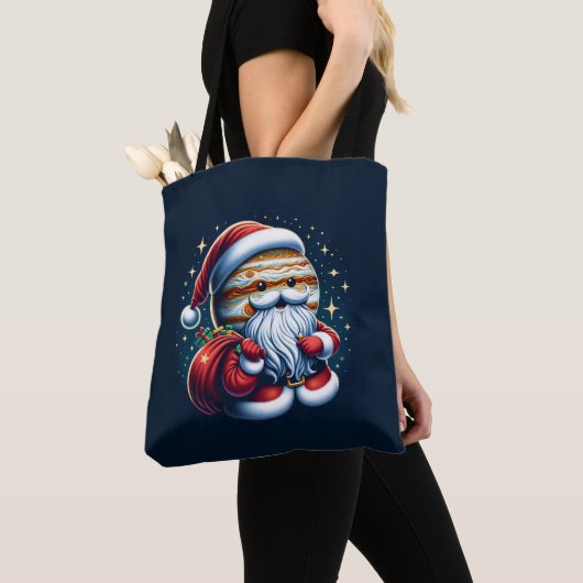 Jupiter Jolly Oude St. Nick Sinterklaas Astrologie Tote Bag (Dichtbij)