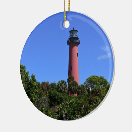 Jupiter Lighthouse als Keramisch Ornament (Links)