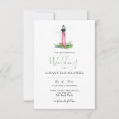 Jupiter Lighthouse Beach bruiloft in Florida Kaart (Voorkant)