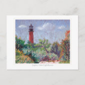 Jupiter Lighthouse briefkaart (Voorkant)
