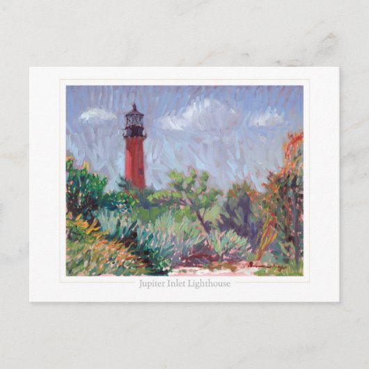 Jupiter Lighthouse briefkaart (Voorkant)
