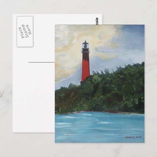 Jupiter Lighthouse Briefkaart (Voorkant / Achterkant)