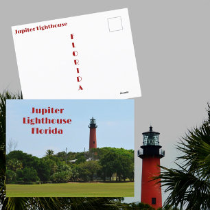 Jupiter Lighthouse Florida Fotografisch Briefkaart