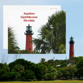 Jupiter Lighthouse Florida Fotografisch Briefkaart