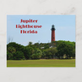 Jupiter Lighthouse Florida Fotografisch Briefkaart (Voorkant)