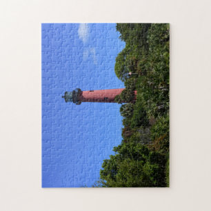 Jupiter Lighthouse in Jupiter Florida gemaakt tot Legpuzzel