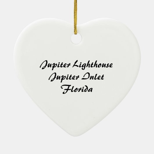 Jupiter Lighthouse Ornament (Achterkant)
