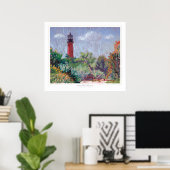 Jupiter Lighthouse print (Thuiskantoor)