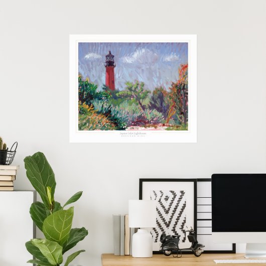 Jupiter Lighthouse print (Thuiskantoor)