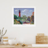 Jupiter Lighthouse print (Keuken)