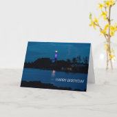 JUPITER LIGHTHOUSE SHINES BLUE KAART (Gele Bloem)