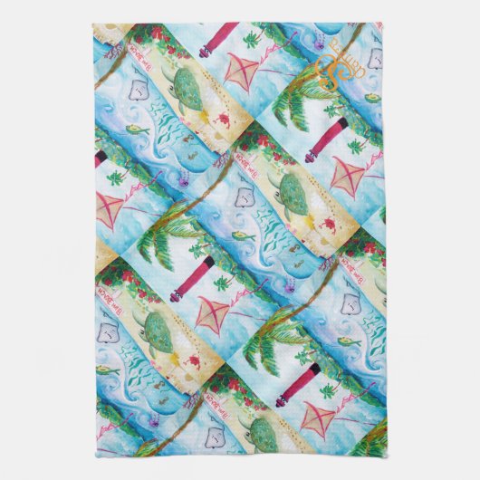 Jupiter Lighthouse Theedoek (Verticaal)