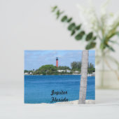 Jupiter Lighthouse van DuBois Park Briefkaart (Staand voorkant)