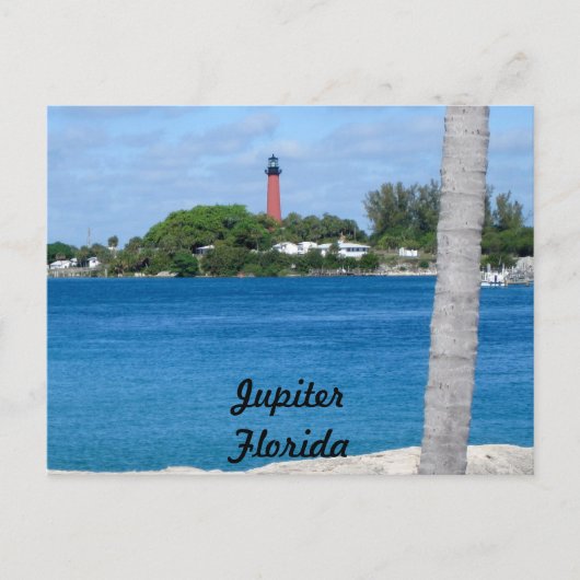 Jupiter Lighthouse van DuBois Park Briefkaart (Voorkant)