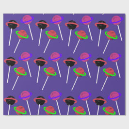 Jupiter Lollipop Wrapping Paper Cadeaupapier