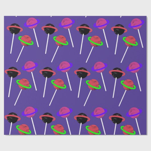Jupiter Lollipop Wrapping Paper Cadeaupapier (Vlak)