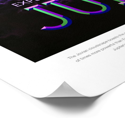  Jupiter Mighty Auroras-ballonvaarder Poster (Hoek)