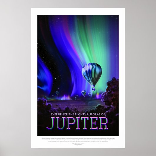  Jupiter Mighty Auroras-ballonvaarder Poster (Voorkant)