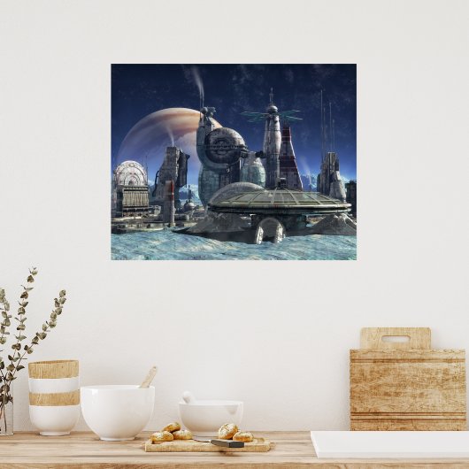 Jupiter Moerkolonie Poster (Keuken)