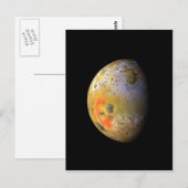 Jupiter moon Lo NASA Briefkaart (Voorkant / Achterkant)