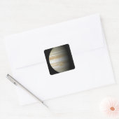 Jupiter mosiac vierkante sticker (Envelop)
