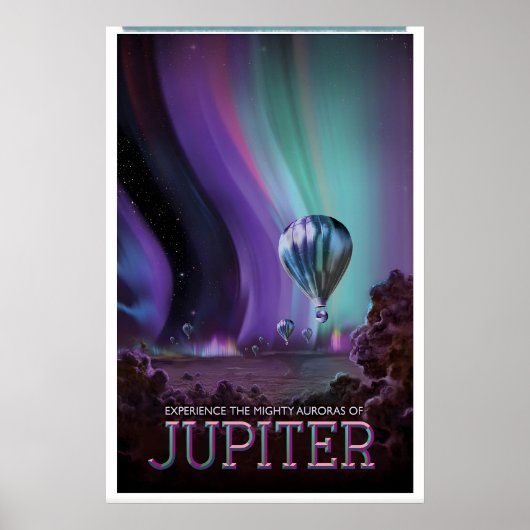 Jupiter NASA-ruimtereisposterprint  Sterren Poster (Voorkant)