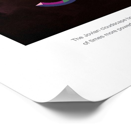 Jupiter | NASA Visies van de Toekomst Poster (Hoek)