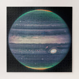 Jupiter Neon Glows | NIRCam | JWST Legpuzzel