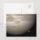 Jupiter occults Ganymede Briefkaart (Voorkant / Achterkant)