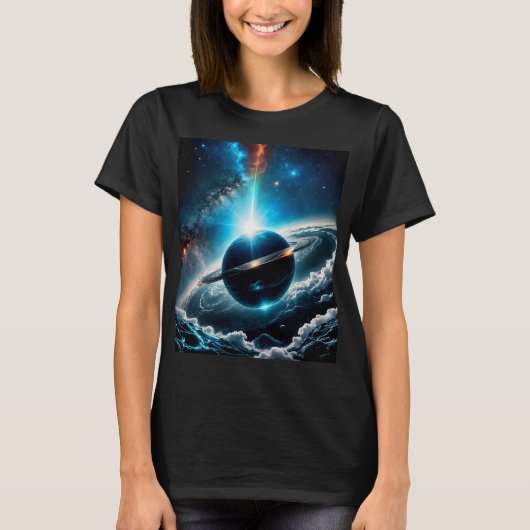 Jupiter opgewaardeerd t-shirt (Voorkant)