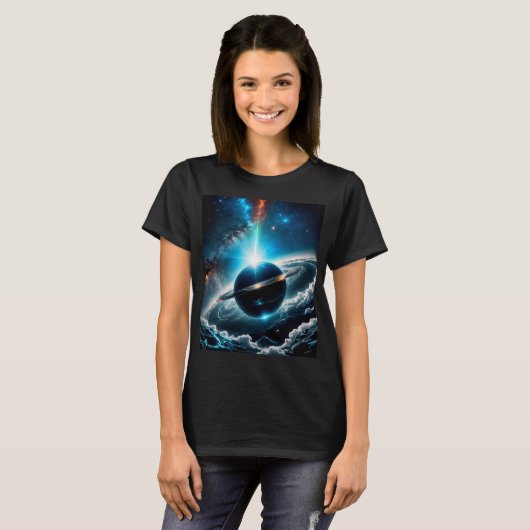 Jupiter opgewaardeerd t-shirt (Voorkant volledig)