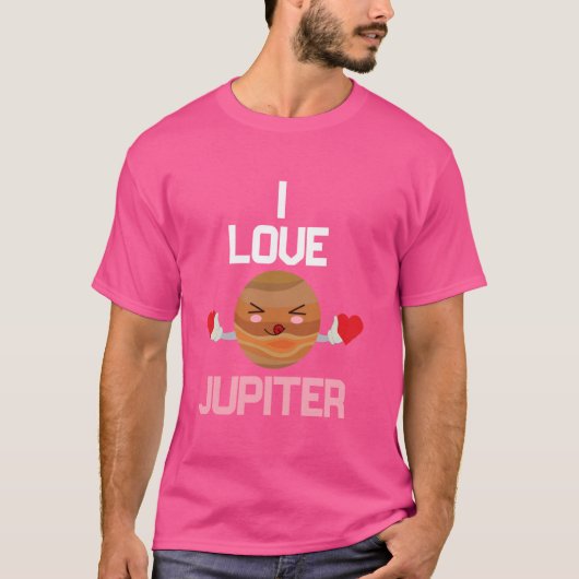 Jupiter Planeet Ruimte Zonnestelsel Astrologie T-shirt (Voorkant)