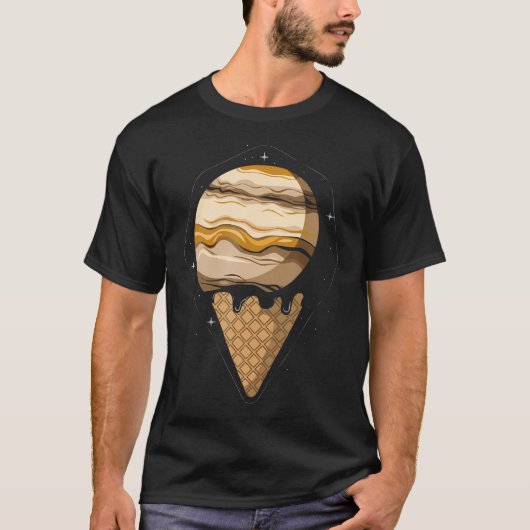 Jupiter Planeet Sterrenstelsel Ruimte Astronoom T-shirt (Voorkant)