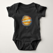 Jupiter Planet Artwork – Kosmische ruimte Illustra Romper (Voorkant)